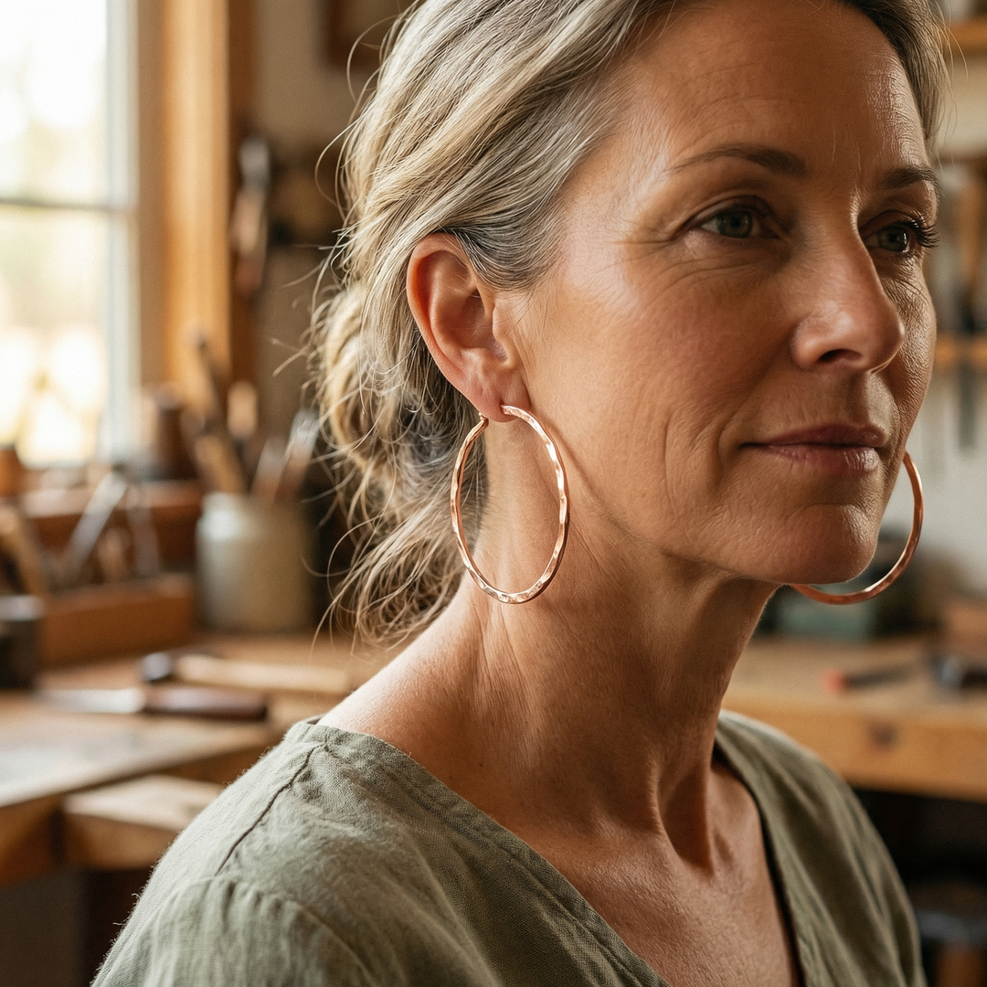 Ellington's Willow Copper Earrings