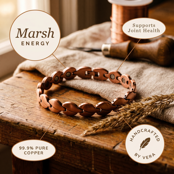 Ellington's Marsh Copper Anklet