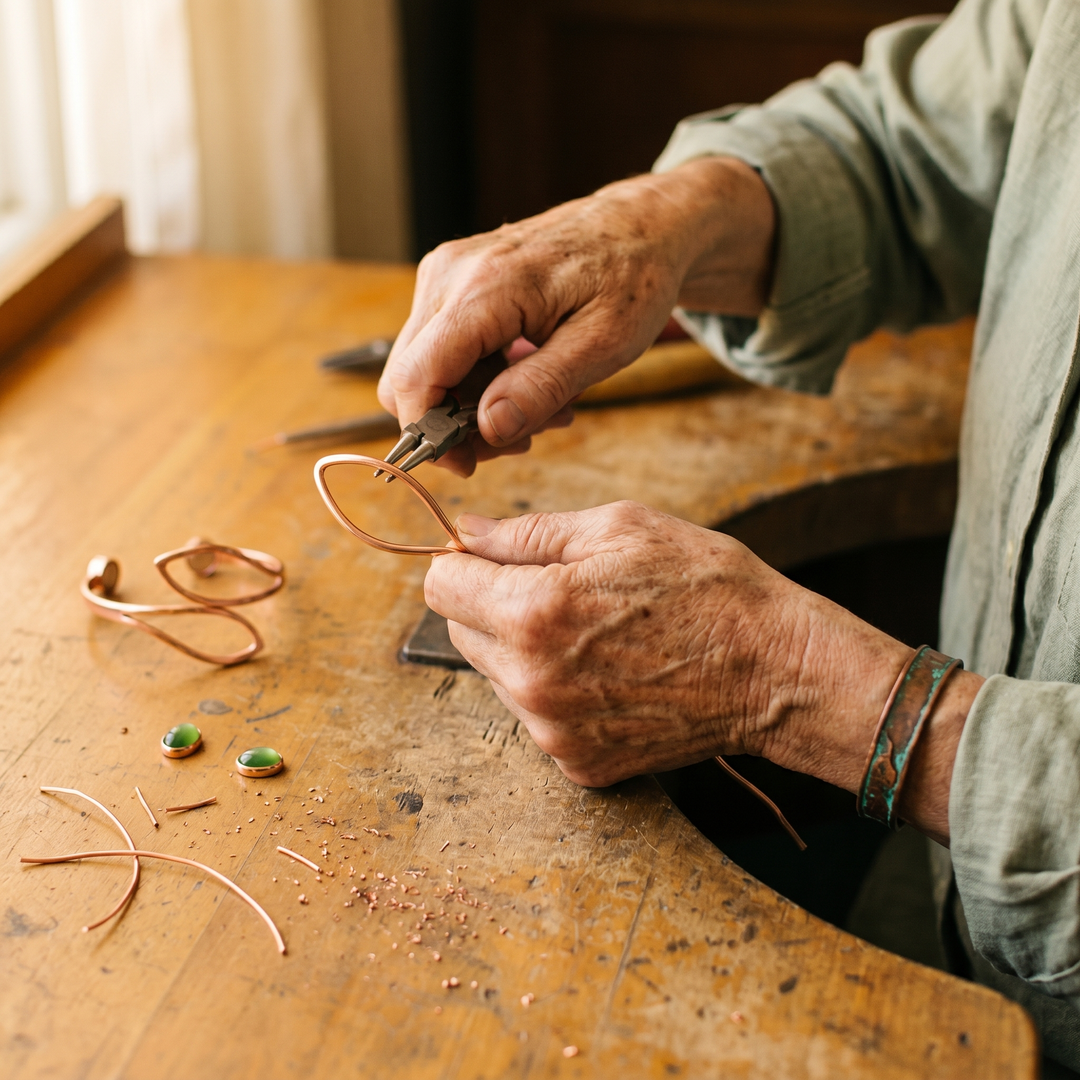 Ellington's Opal Copper Bracelet